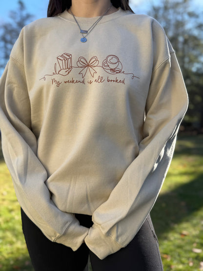 Line Art Booked Weekend Shirt