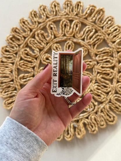 Exit Reality Sticker