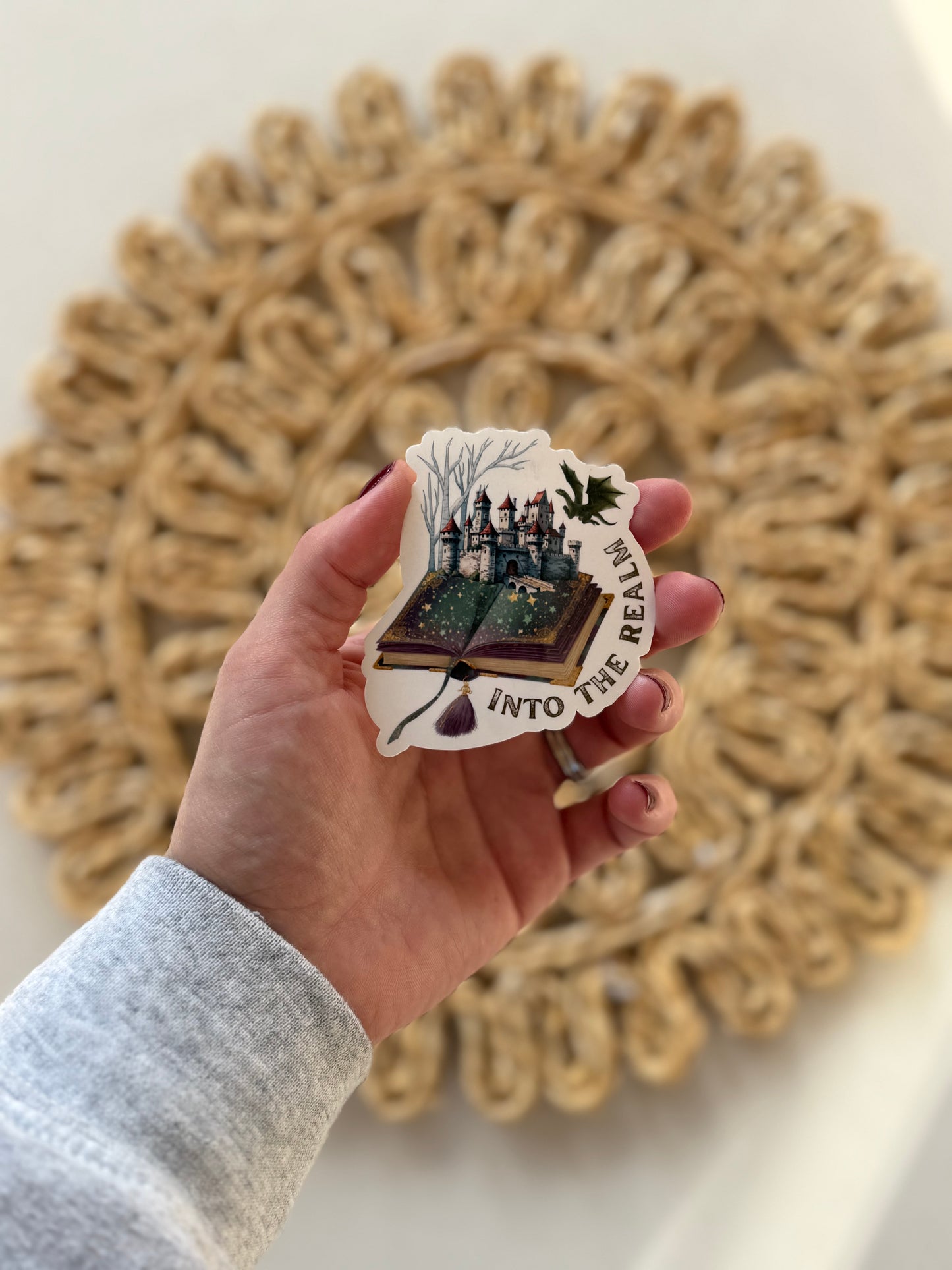 Into the Realm Sticker