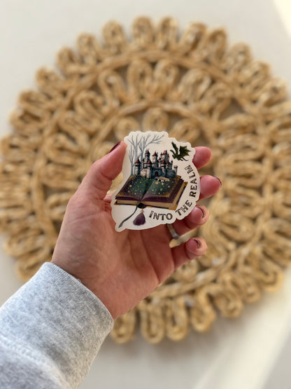 Into the Realm Sticker