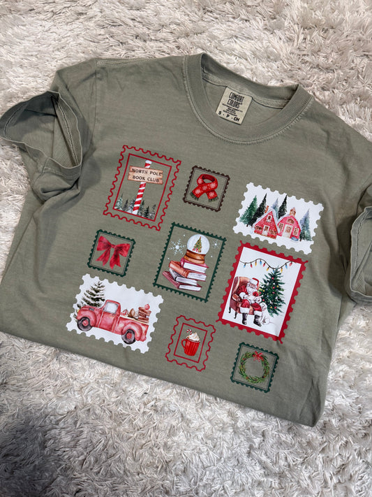 Holiday Stamps on Sandstone small - DISPLAY