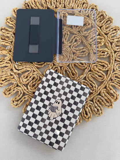 Checkered Ghost Kindle Case
