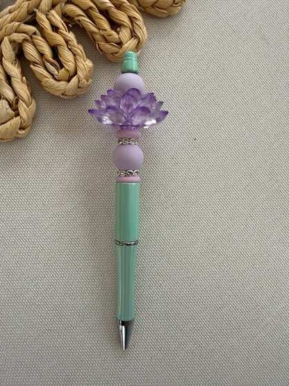 Purple Lotus Flower Pen