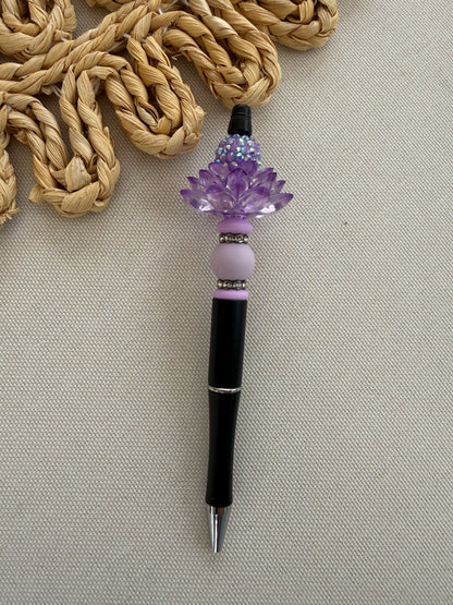 Purple Lotus Flower Pen