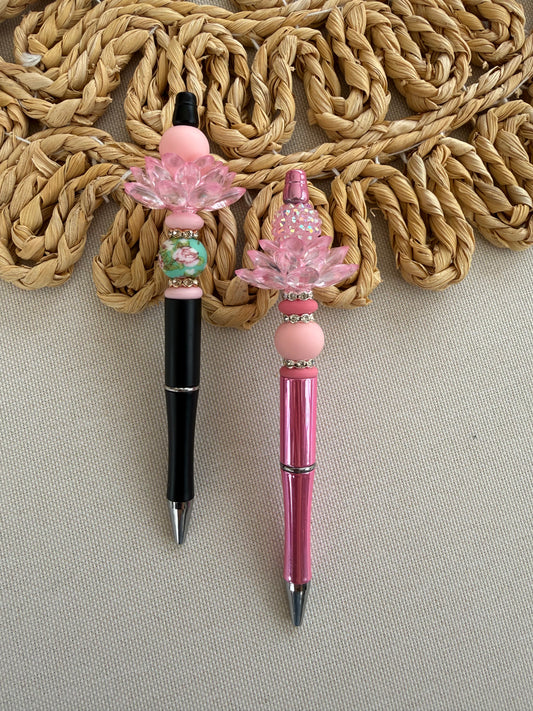 Pink Lotus Flower Pen