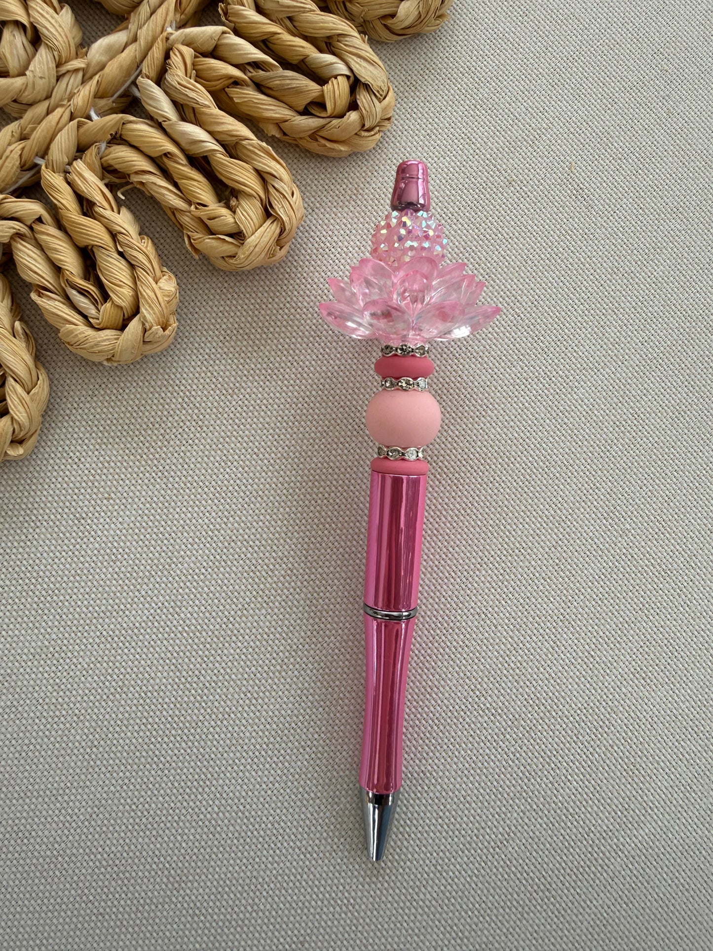Pink Lotus Flower Pen