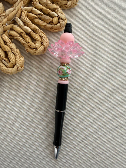 Pink Lotus Flower Pen