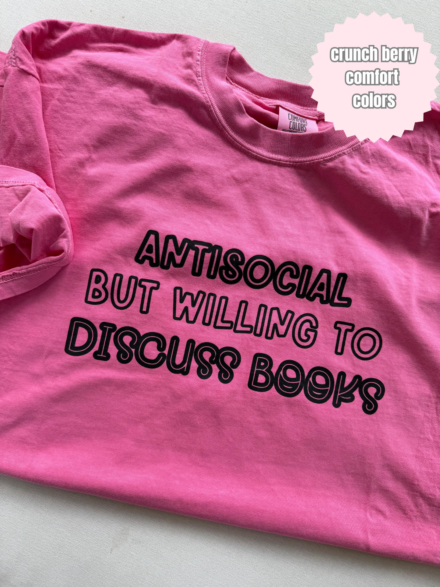 Antisocial but willing to discuss books Shirts