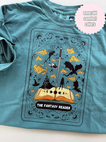The Fantasy Reader Tarot Card Shirt