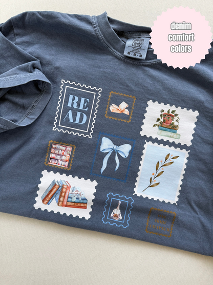 Blue Stamps Shirt