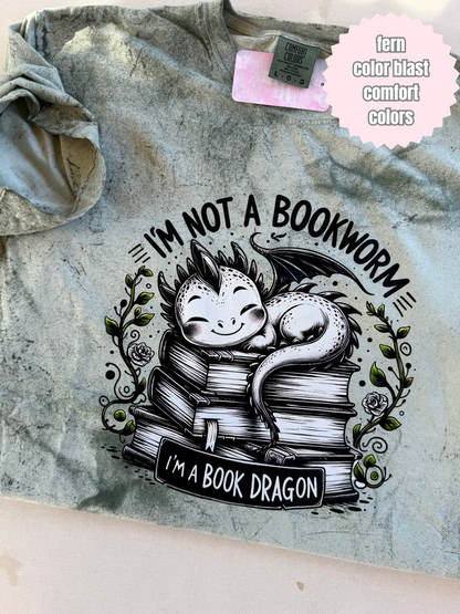 Not a Bookworm, Book Dragon Shirt