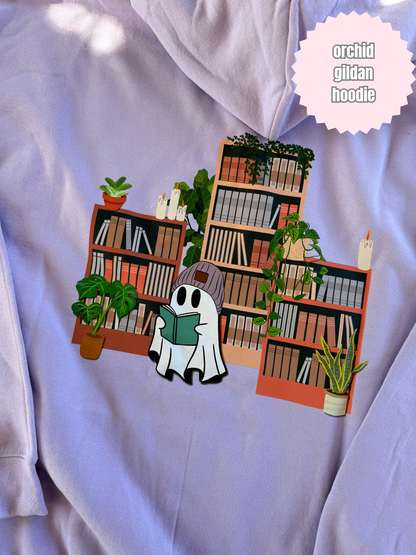 Library Ghost Shirt (BACK & POCKET DESIGN)