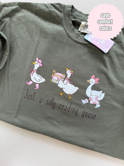 Just a silly reading goose Shirt