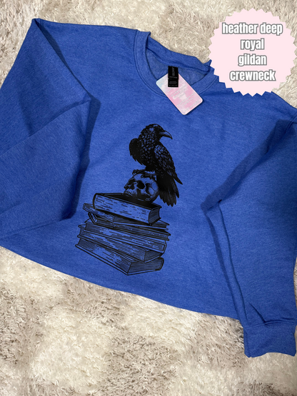 Raven Book Stack Shirt
