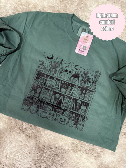Spooky Bookshelf Shirt