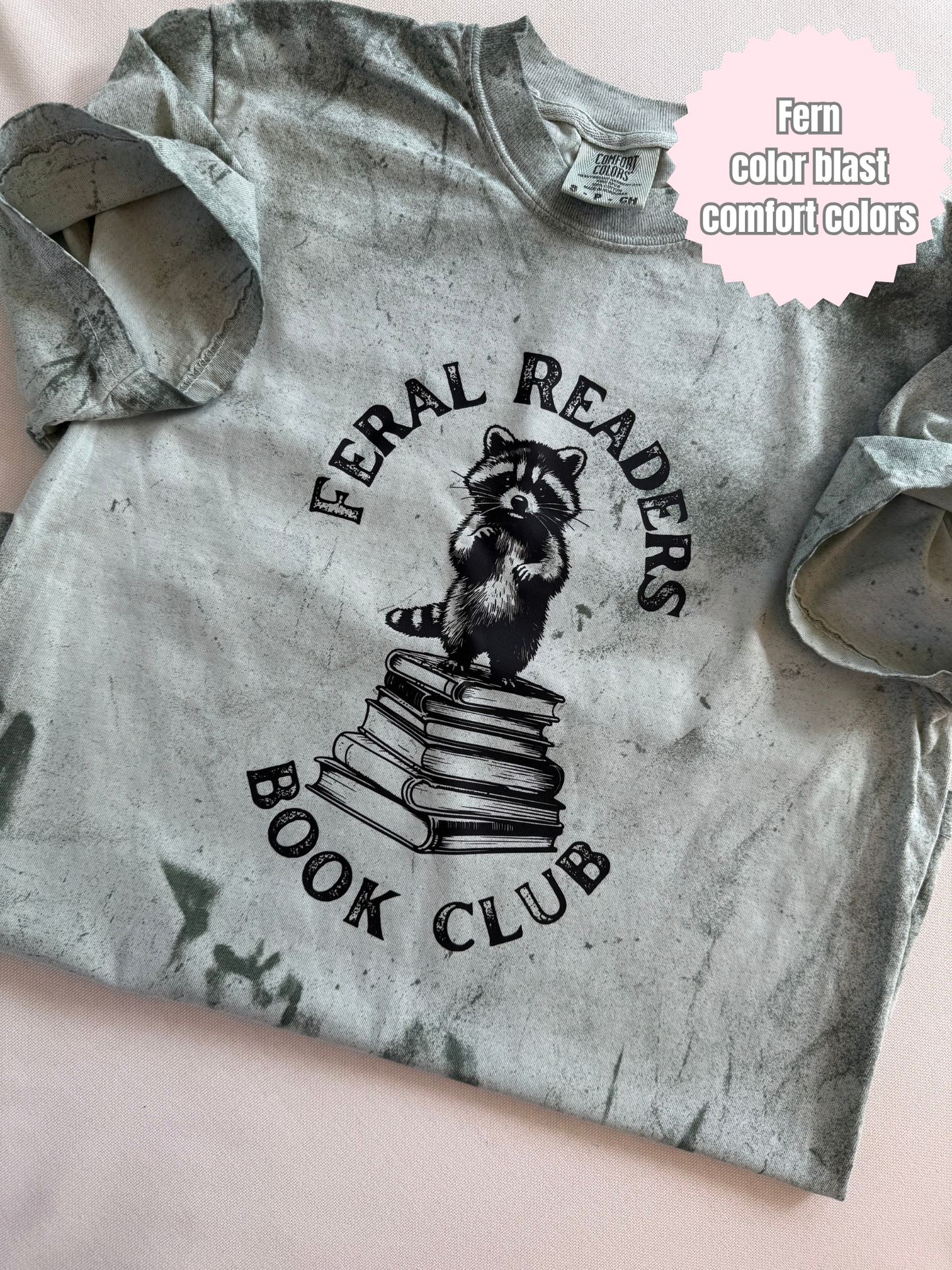 Feral Readers Raccoon Shirt
