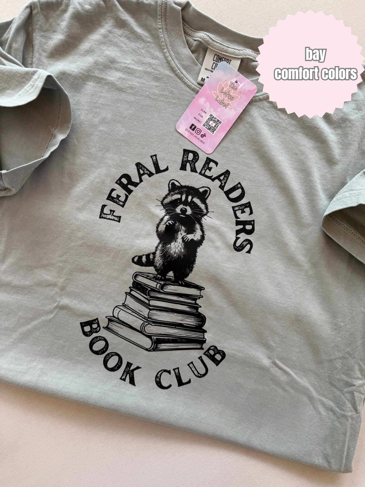 Feral Readers Raccoon Shirt
