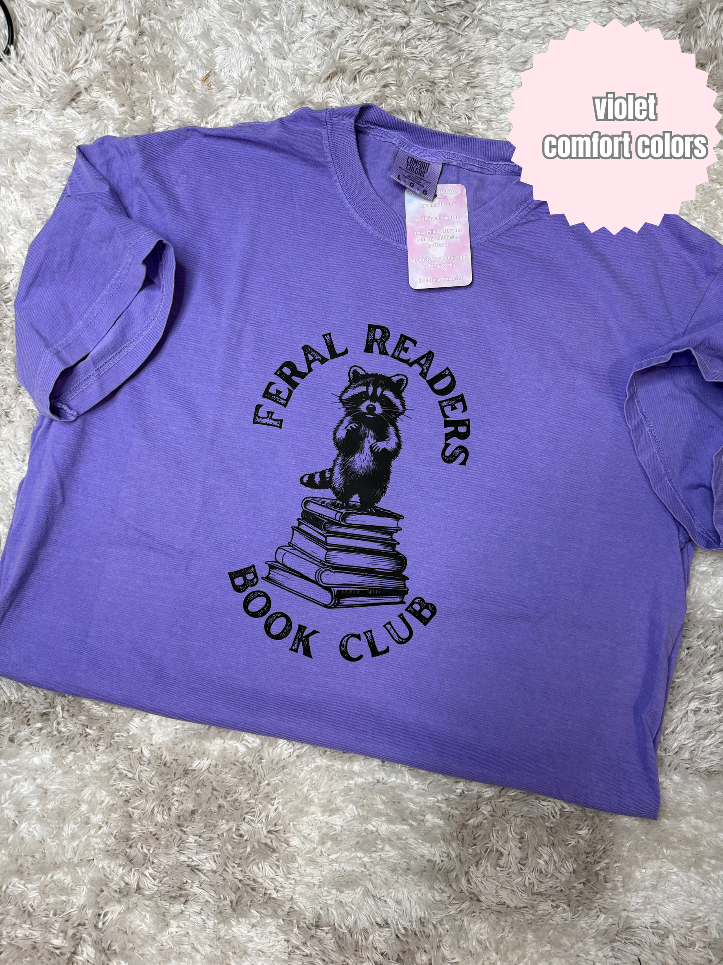 Feral Readers Raccoon Shirt
