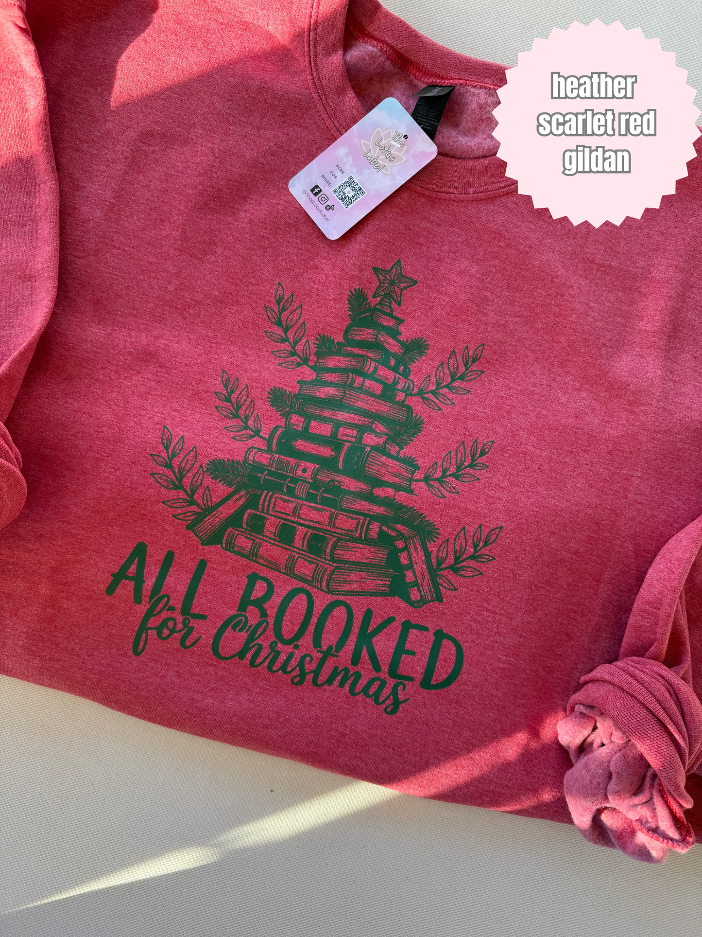 Bookmas Tree Shirt (green ink)