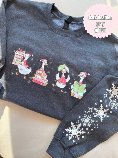 Holiday Reading Goose Shirt