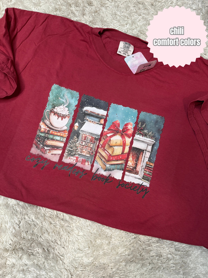 Cozy Readers Book Society Shirt