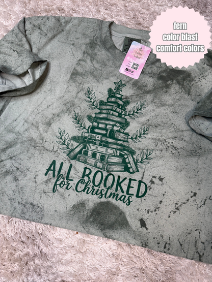 Bookmas Tree Shirt (green ink)