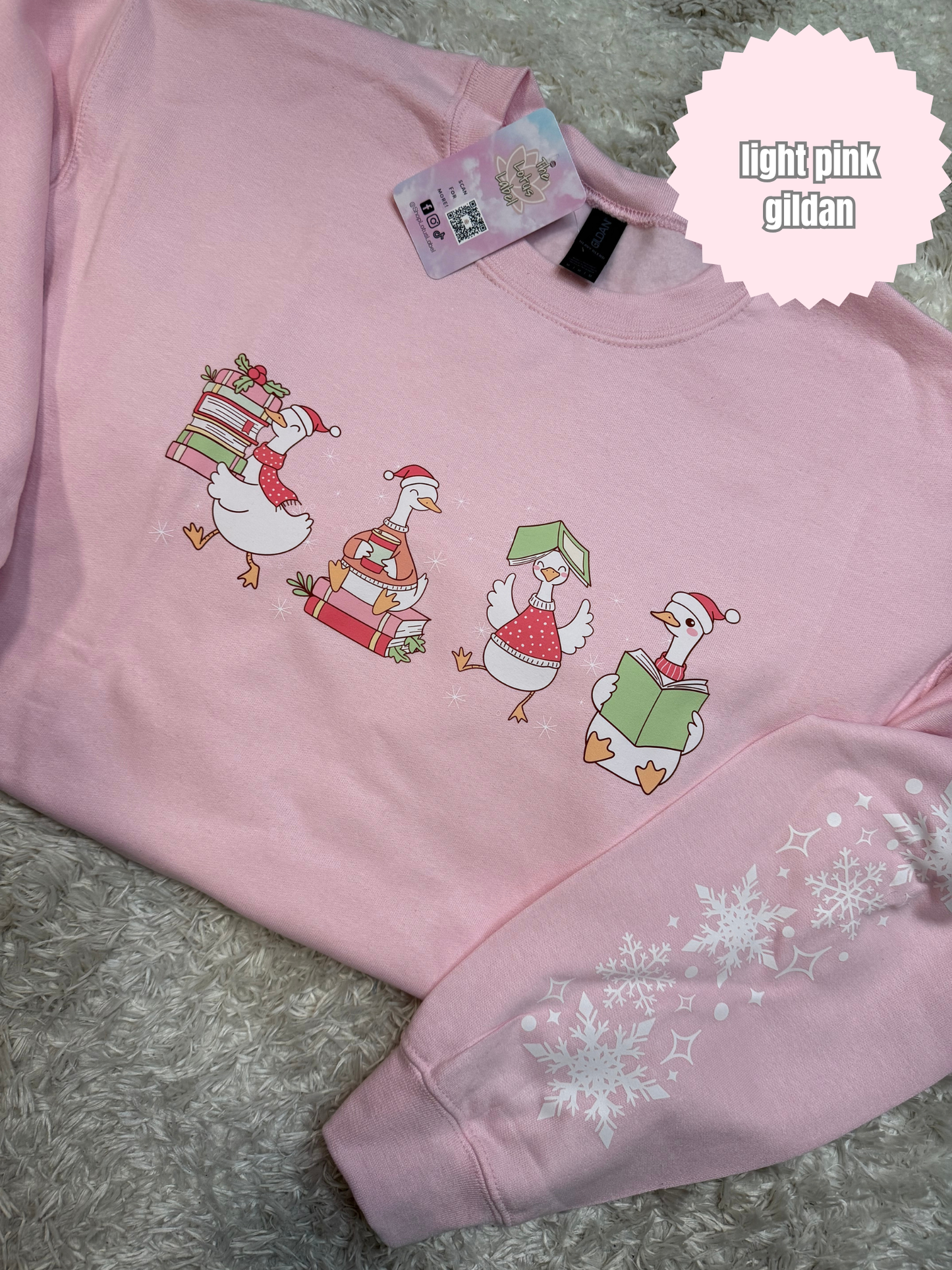 Holiday Reading Goose Shirt