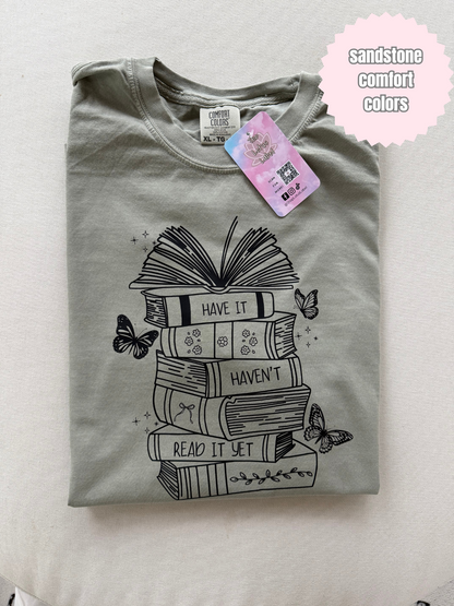 Have it Haven't Read it Yet Shirt (black)