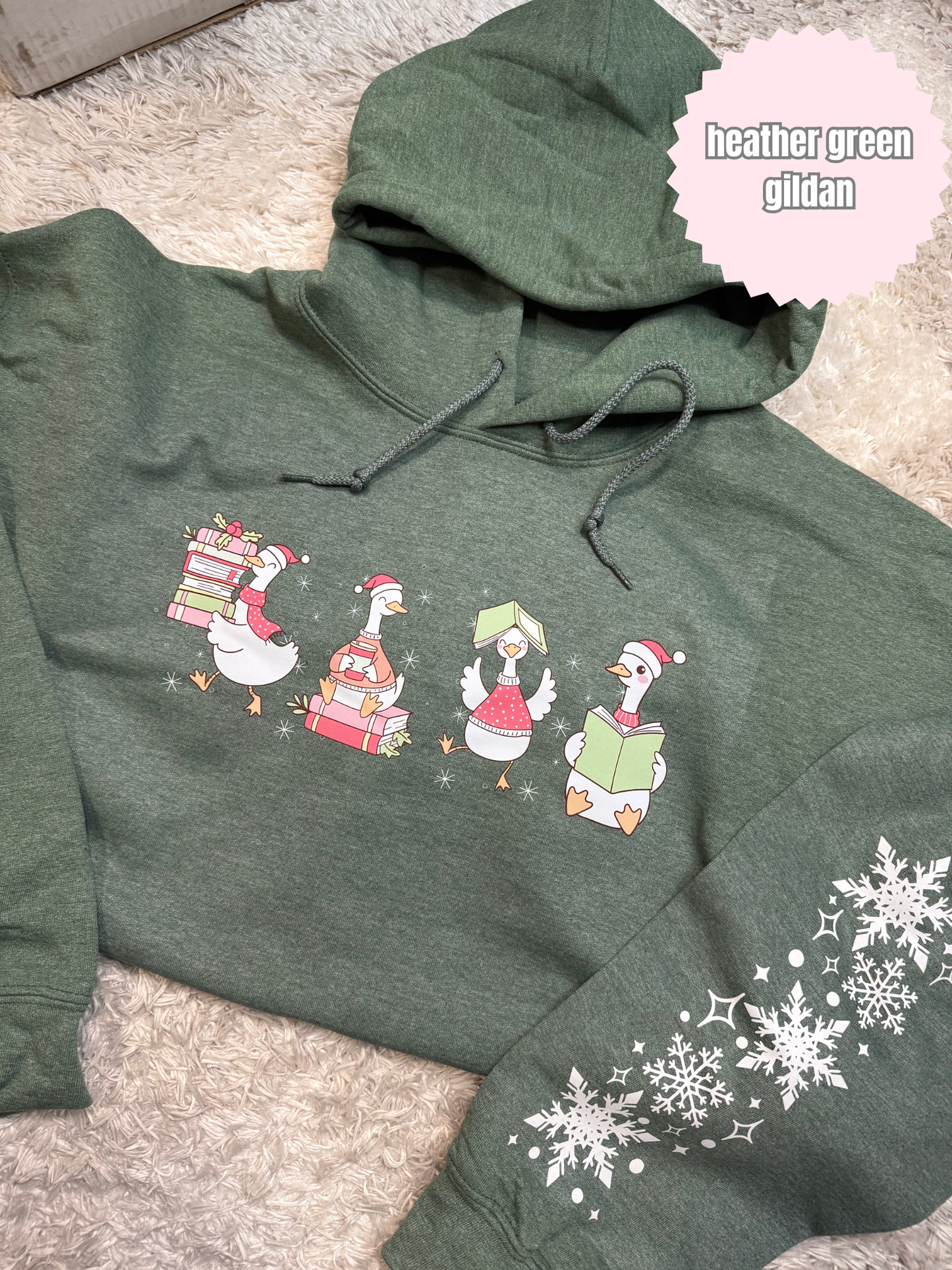 Holiday Reading Goose Shirt