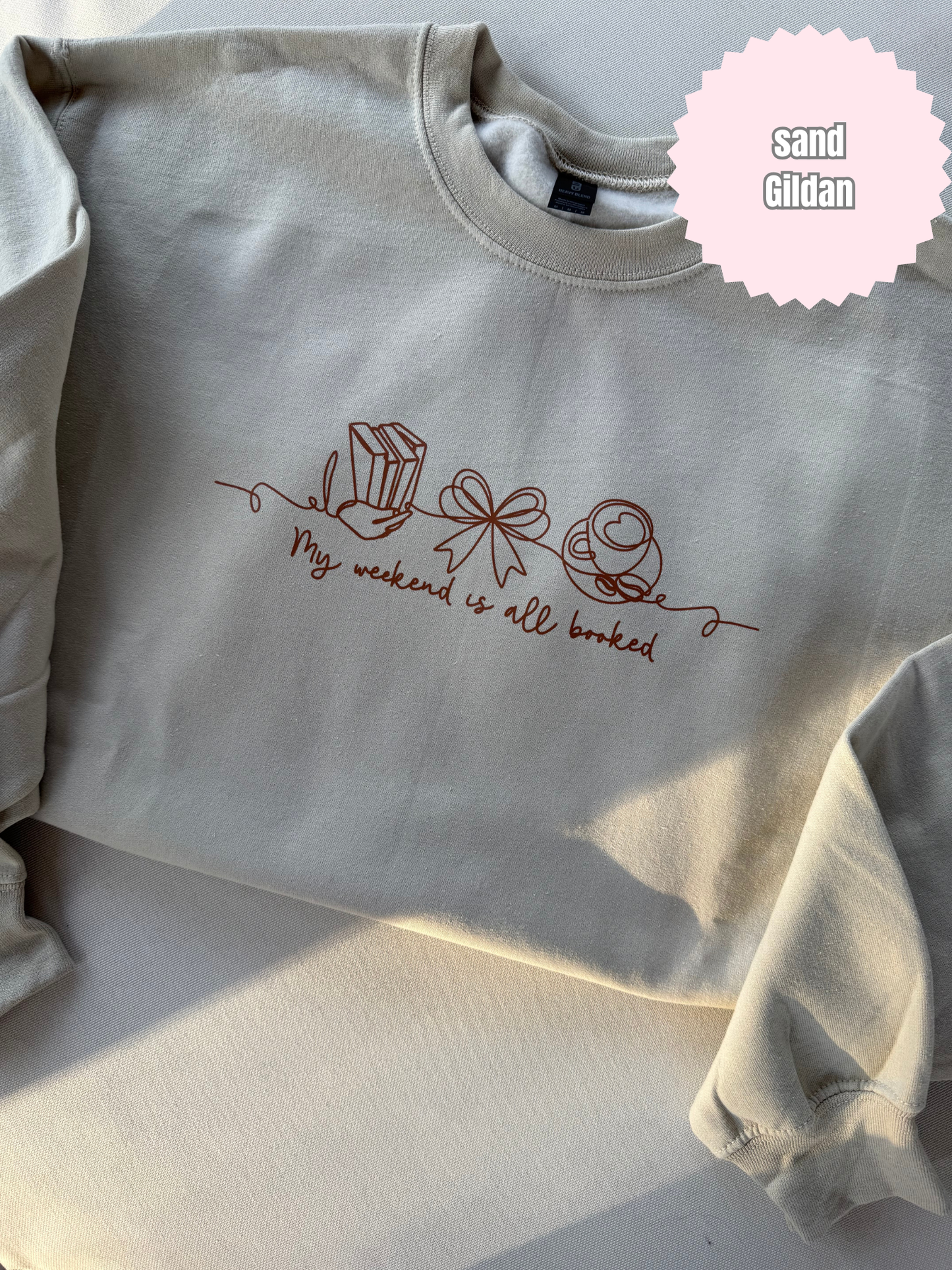 Line Art Booked Weekend Shirt