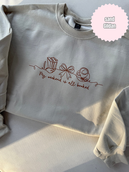 Line Art Booked Weekend Shirt