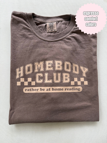 Homebody Club Shirt (beige ink)