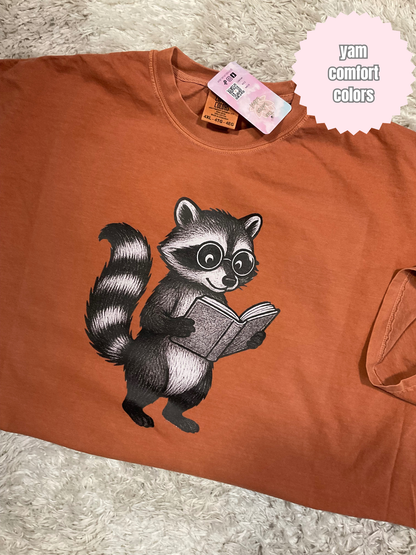 Reading Raccoon Shirt