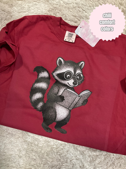 Reading Raccoon Shirt