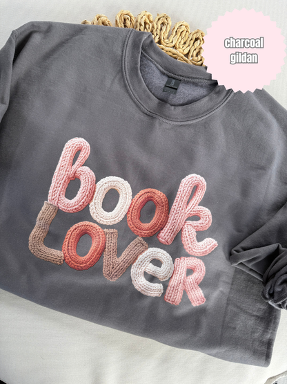 Book Lover Faux Yarn Shirt