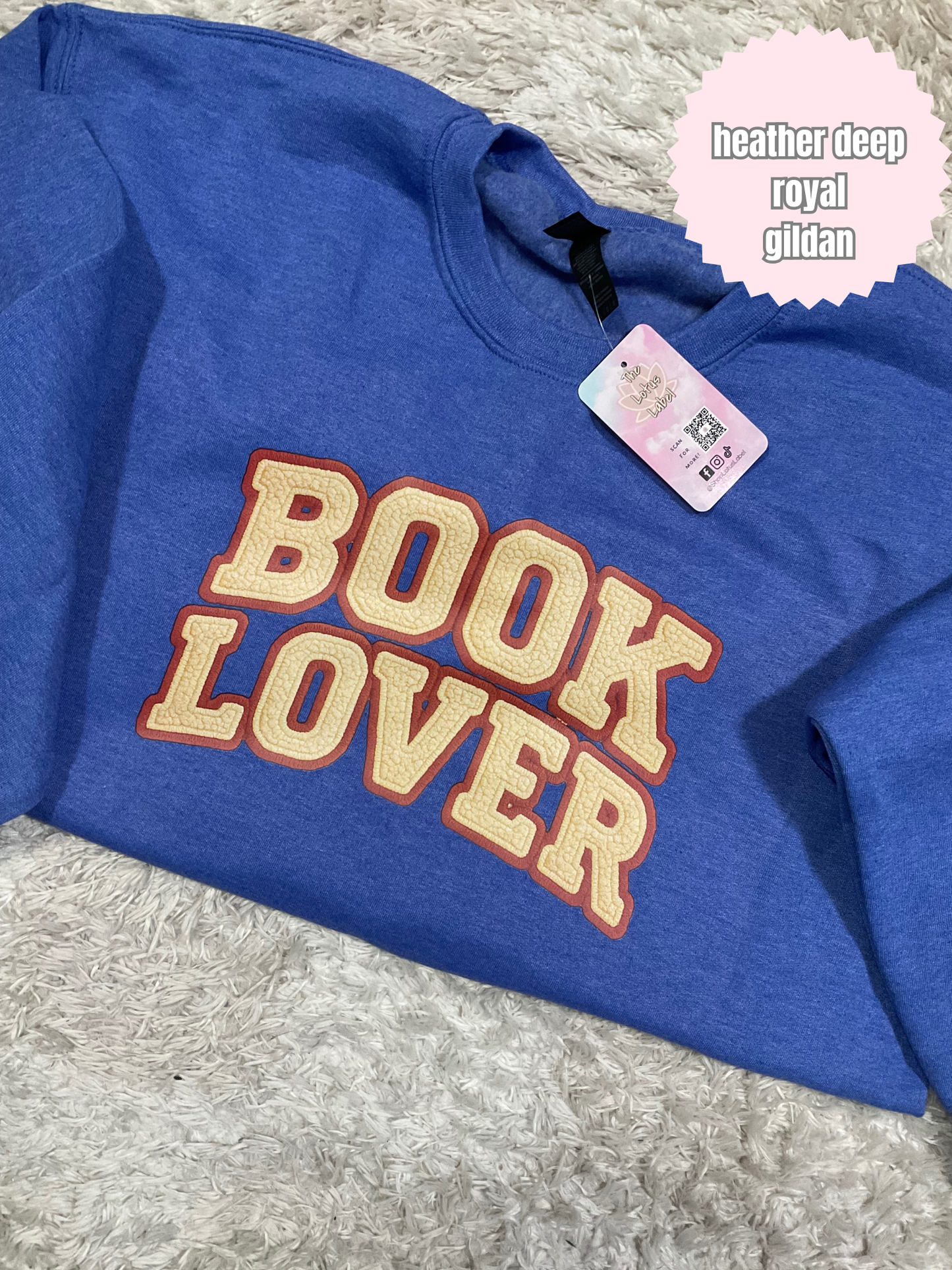 Book Lover Faux Sherpa Shirt