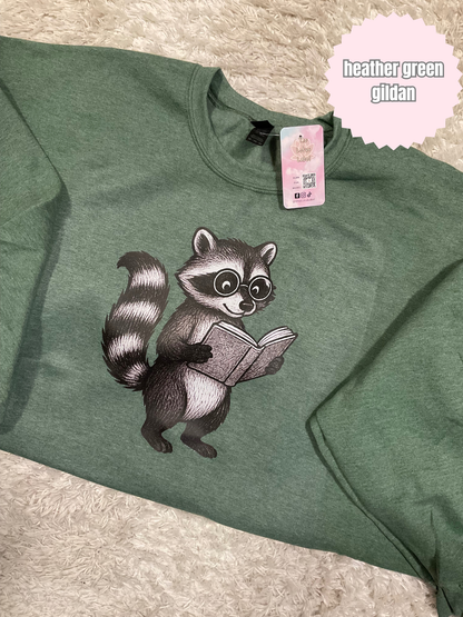 Reading Raccoon Shirt