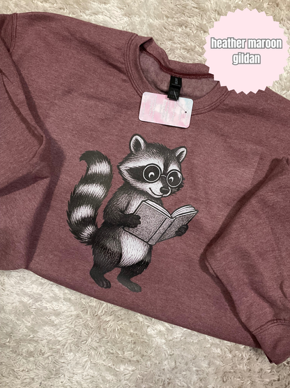 Reading Raccoon Shirt