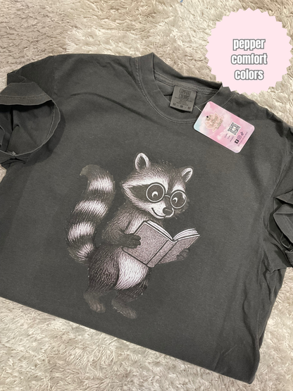 Reading Raccoon Shirt