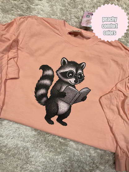 Reading Raccoon Shirt