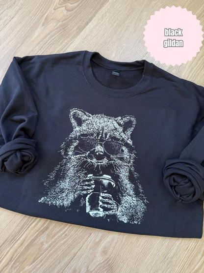 Raccoon drinking coffee Shirt