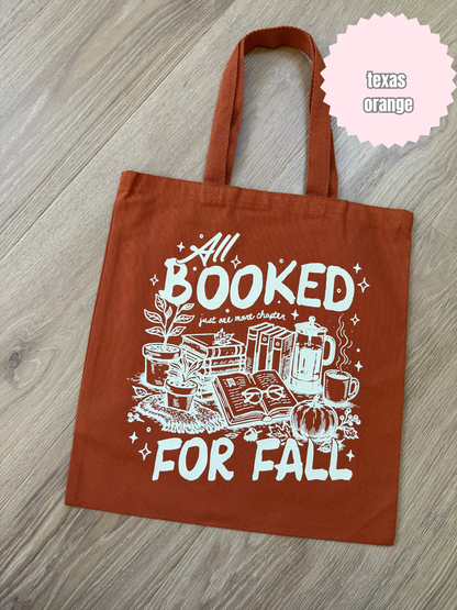 All booked for fall Tote Bag