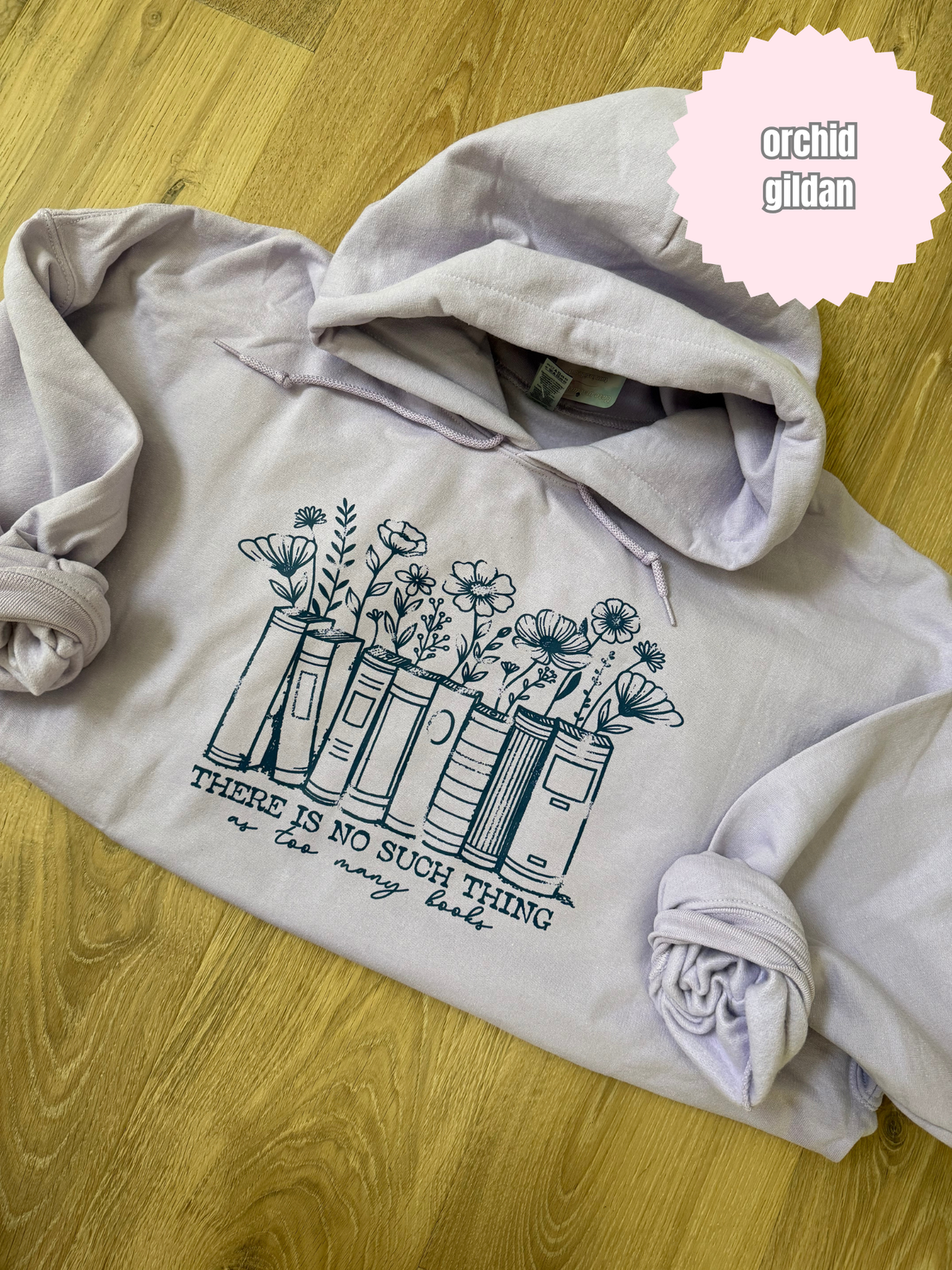 There's no such thing as too many books (navy ink) Shirt