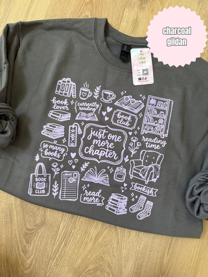 Just one more chapter (lavender ink) Shirt