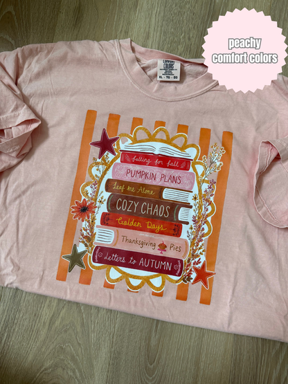 Fall Book Stack Shirt