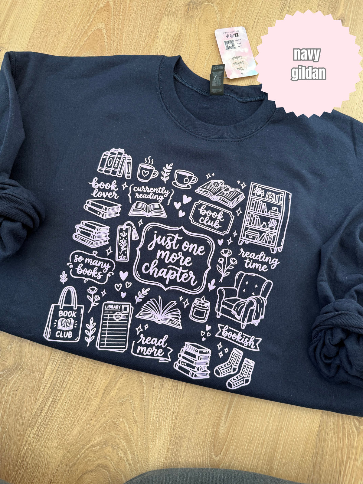 Just one more chapter (lavender ink) Shirt