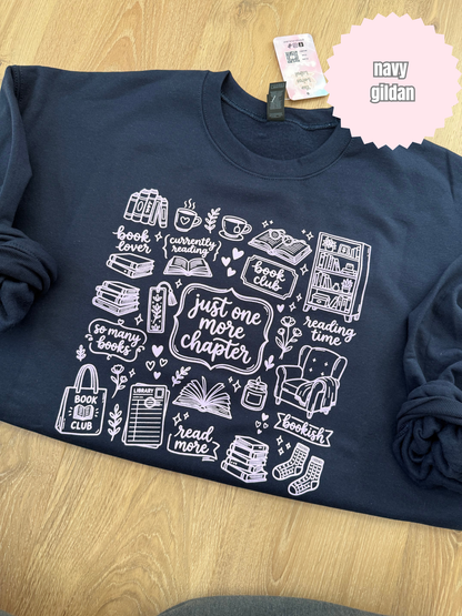 Just one more chapter (lavender ink) Shirt