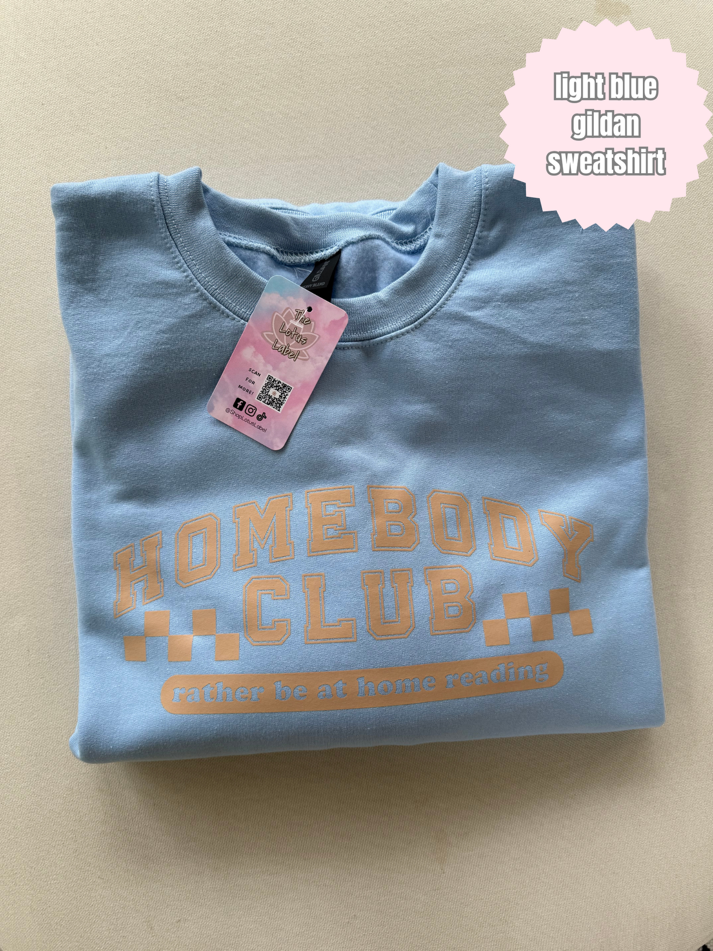 Homebody Club Shirt (beige ink)
