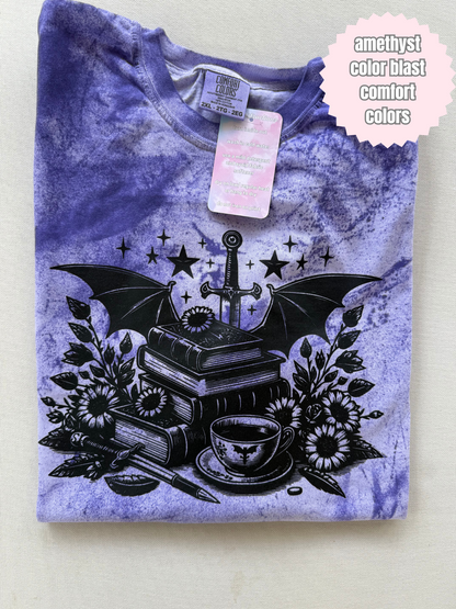 Books & Dragon Shirt