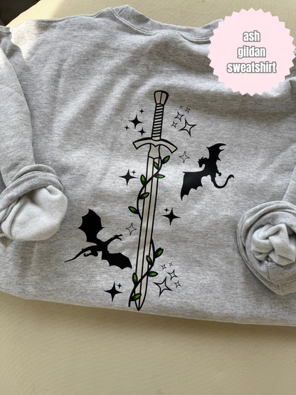 Sword & Dragons Shirt (BACK & POCKET DESIGN)